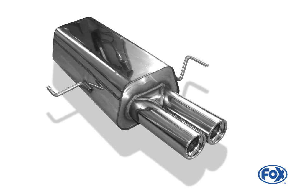 Audi 80 Typ B4 Limousine & Avant Endschalldämpfer Ø63,5mm - 2x76 Typ 13