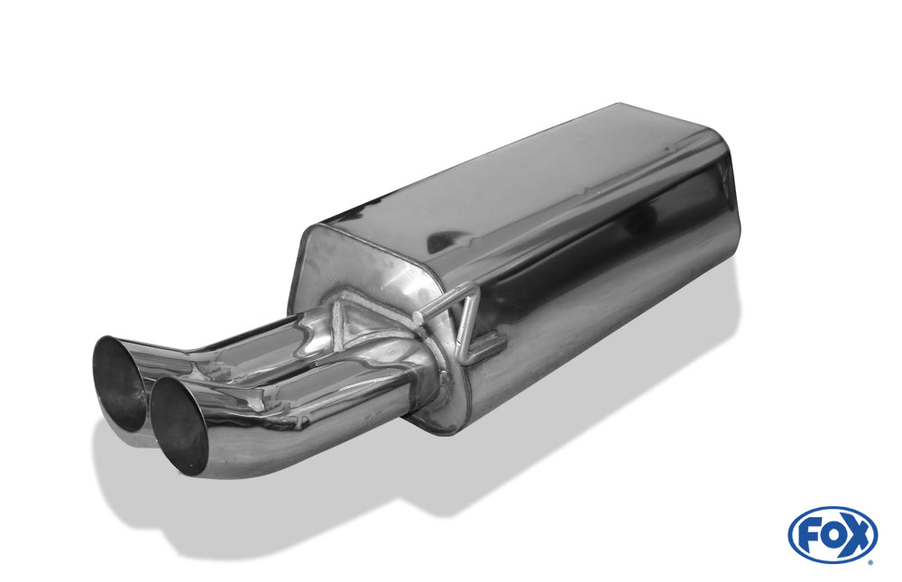 Audi 80 Typ B4 Limousine & Avant Endschalldämpfer Ø63,5mm - 2x76 Typ 18