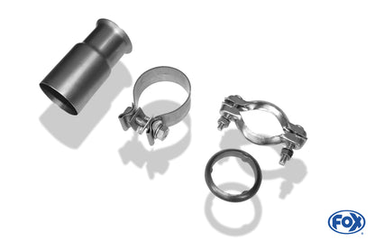 Audi 80 Typ B4 Limousine & Avant Endschalldämpfer Ø63,5mm - 2x76 Typ 13