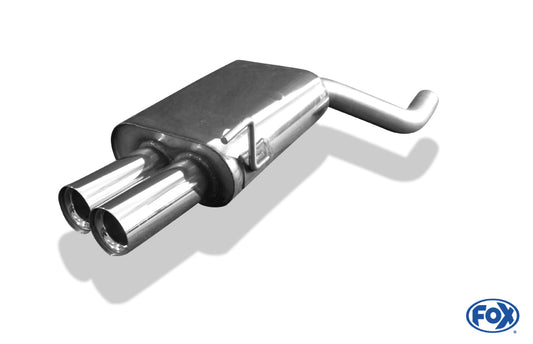 Audi 80 Typ B4 quattro Endschalldämpfer - 2x76 Typ 11