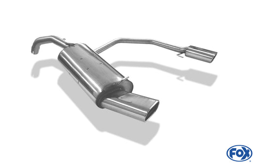 Audi A3 Typ 8L Endschalldämpfer Ausgang rechts/links - 135x80 Typ 53 rechts/links