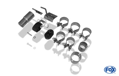 Audi A3 Typ 8L Endschalldämpfer Ausgang rechts/links  - 2x76 Typ 13 rechts/links