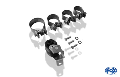 Audi A3 Typ 8L Endschalldämpfer Ø63,5mm - 2x76 Typ 13