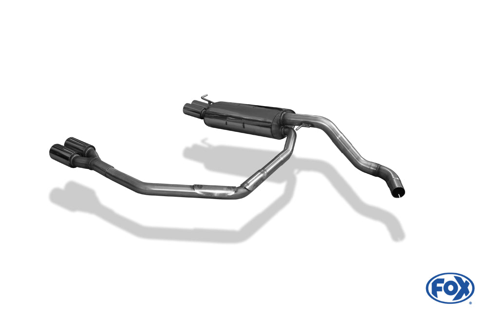 Audi A3 Typ 8L Endschalldämpfer  Ausgang rechts/links Ø63,5mm - 2x76 Typ 13 rechts/links