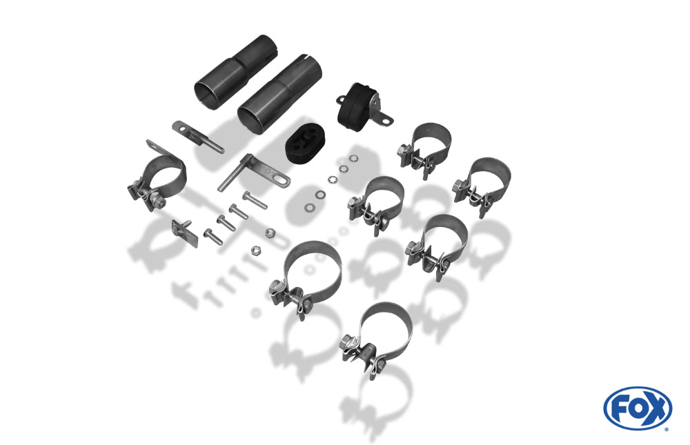 Audi A3 Typ 8L Endschalldämpfer  Ausgang rechts/links Ø63,5mm - 2x76 Typ 13 rechts/links