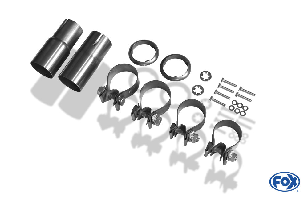 Seat Altea 5P - Frontantrieb Endschalldämpfer Ausgang rechts/links - 2x80 Typ 13 rechts/links