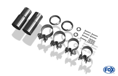 VW Golf V Plus Cross 5M Endschalldämpfer Ausgang rechts/links - 2x80 Typ 13 rechts/links