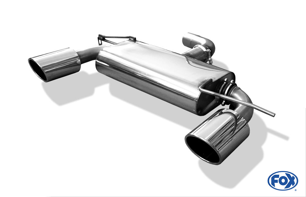 VW Golf VI Endschalldämpfer Ausgang rechts/links - 129x106 Typ 32 rechts/links