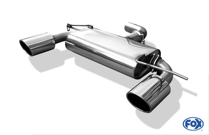 VW Golf VI Endschalldämpfer Ausgang rechts/links - 129x106 Typ 32 rechts/links