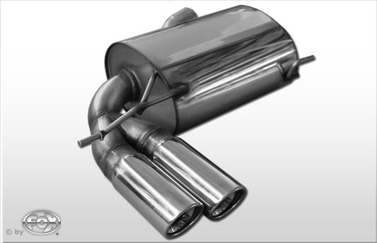 Audi A3 Typ 8P quattro - 3-Türer Endschalldämpfer Ø70mm - 2x90 Typ 17
