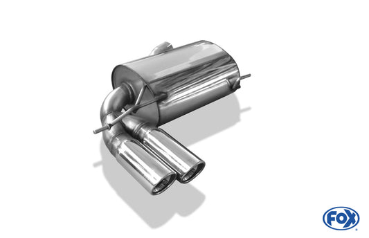 Audi A3 - 8P quattro Endschalldämpfer Ø70mm - 2x90 Typ 17