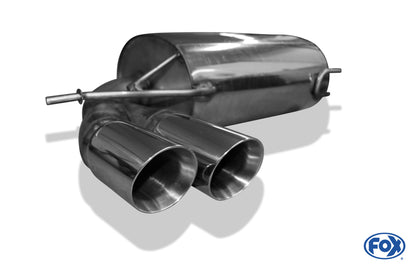 Audi A3 - 8P quattro Endschalldämpfer Ø70mm - 2x90 Typ 25