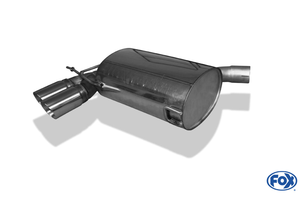 Audi A3 Typ 8P quattro - 3-Türer Endschalldämpfer Ø70mm - 2x90 Typ 25