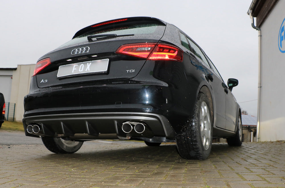 Audi A3 - 8V Sportback Endschalldämpfer Ausgang rechts/links - 2x88x74 Typ 32 rechts/links