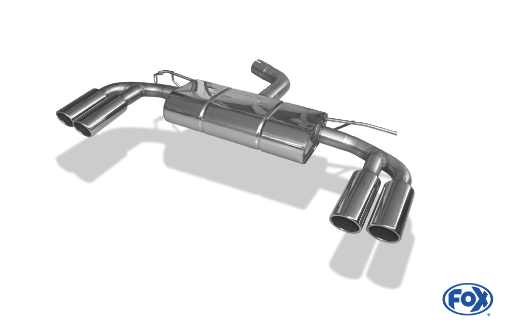 Audi A3 - 8V Sportback Endschalldämpfer Ausgang rechts/links - 2x88x74 Typ 32 rechts/links