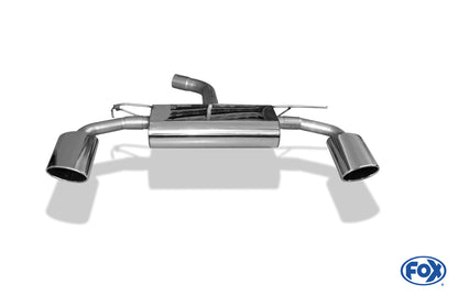 Audi A3 - 8V Sportback Endschalldämpfer Ausgang rechts/links - 160x90 Typ 38 rechts/links