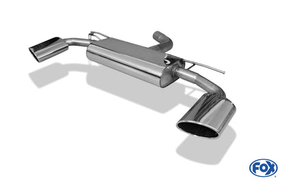 Audi A3 - 8V Sportback Endschalldämpfer Ausgang rechts/links - 160x90 Typ 38 rechts/links