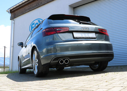 Audi A3 - 8V 3-Türer - S-Line Endschalldämpfer einseitig - 2x80 Typ 16