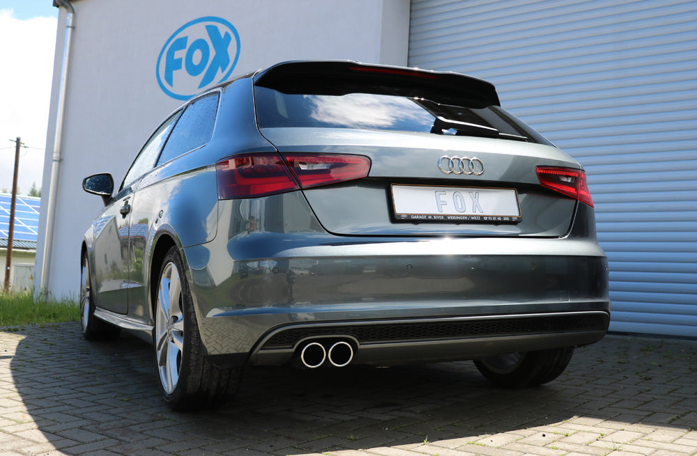 Audi A3 - 8V 3-Türer - S-Line Endschalldämpfer einseitig - 2x80 Typ 16