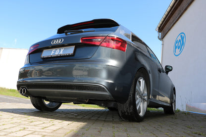 Audi A3 - 8V 3-Türer - S-Line Endschalldämpfer einseitig - 2x80 Typ 16