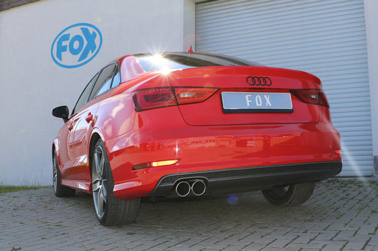 Audi A3 - 8V Limousine "mit S-Line" Endschalldämpfer - 2x80 Typ 16