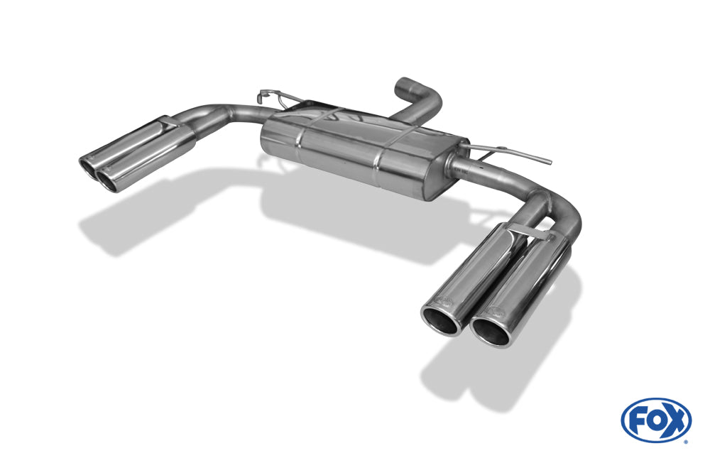 Audi A3 - 8V Limousine "mit S-Line oder S3 Stoßstange" Endschalldämpfer quer Ausgang rechts/links - 2x80 Typ 16 rechts/links