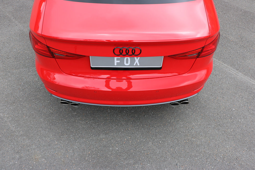 Audi A3 - 8V Limousine "mit S-Line oder S3 Stoßstange" Endschalldämpfer quer Ausgang rechts/links - 2x80 Typ 16 rechts/links