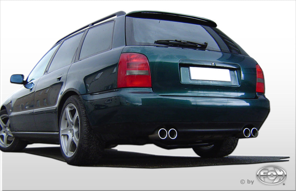 Audi A4 Typ B5 Endschalldämpfer Ausgang rechts/links - 2x76 Typ 13 rechts/links