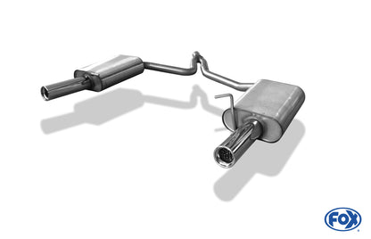 Audi A4 Typ B7 Diesel Endschalldämpfer rechts/links - 1x76 Typ 13 rechts/links