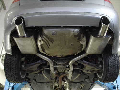 Audi A4 Typ B7 quattro Endschalldämpfer rechts/links Ø63,5mm - 1x90 Typ 17 rechts/links