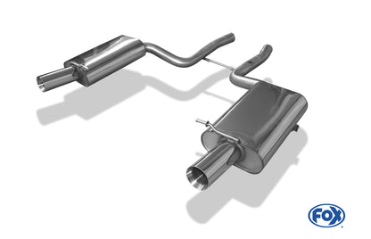 Audi S4 B6 - Cabrio Endschalldämpfer rechts/links - 1x100 Typ 24 rechts/links