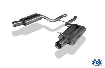 Audi A4 quattro B7 - 3,2l Endschalldämpfer rechts/links - 1x100 Typ 24 rechts/links