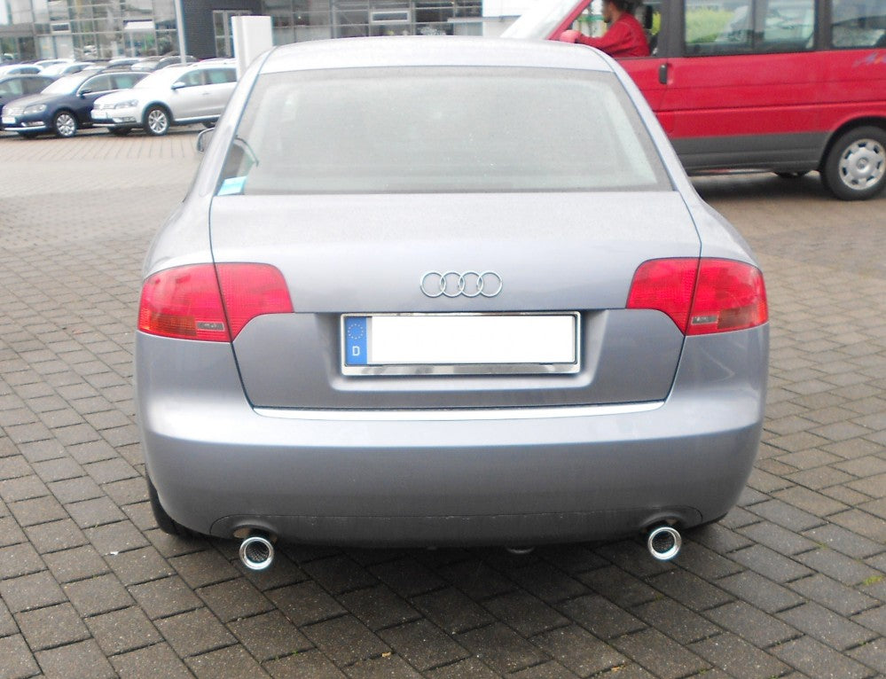 Audi A4 Typ B7 Endschalldämpfer rechts/links - 1x76 Typ 13 rechts/links