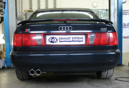 Audi 100/A6 Typ C4 quattro Endschalldämpfer - 2x80 Typ 16