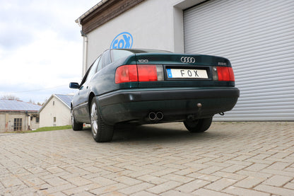 Audi 100/A6 Typ C4 Frontantrieb Endschalldämpfer - 2x76 Typ 10