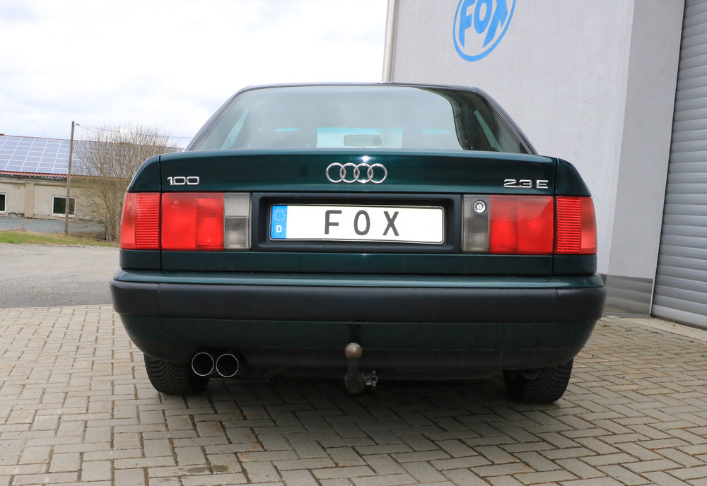 Audi 100/A6 Typ C4 Frontantrieb Endschalldämpfer - 2x76 Typ 10