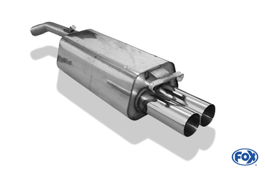 Audi 100/A6 Typ C4 Frontantrieb Endschalldämpfer - 2x76 Typ 10