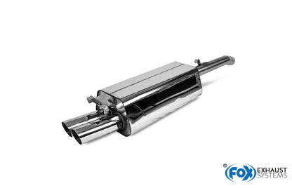 Audi 100/A6 Typ C4 Frontantrieb Endschalldämpfer - 2x70 Typ 14