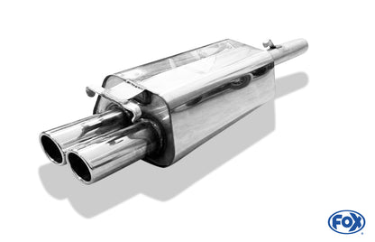 Audi 100/A6 Typ C4 Frontantrieb Endschalldämpfer - 2x76 Typ 16