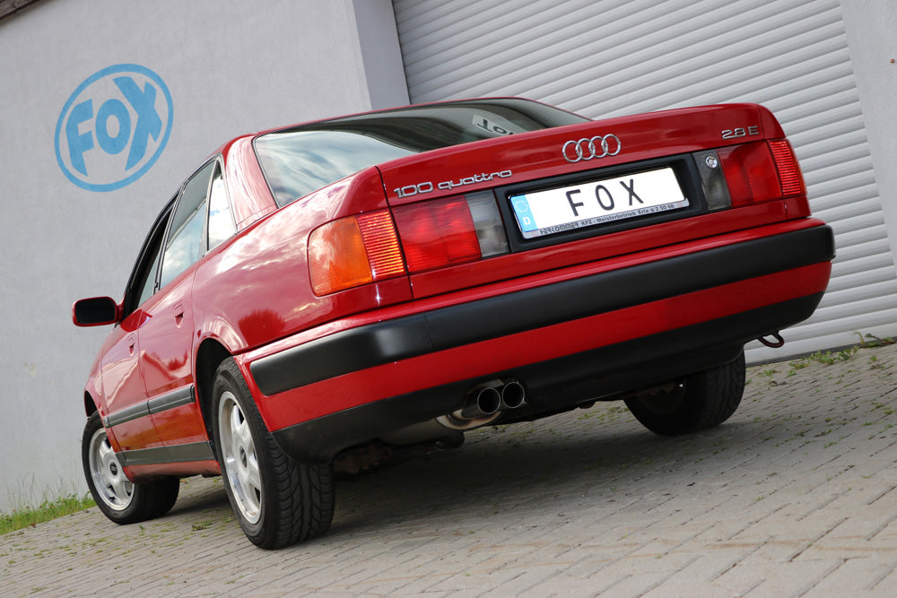 Audi 100/A6 quattro Typ C4 Endschalldämpfer - 2x70 Typ 14