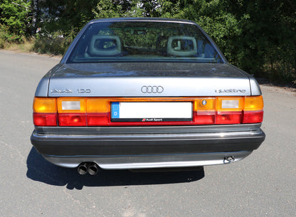 Audi 100 quattro Typ C3 Endschalldämpfer - 2x63 Typ 10