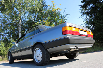 Audi 100 quattro Typ C3 Endschalldämpfer - 2x63 Typ 10
