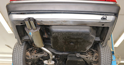 Audi 100 quattro Typ C3 Endschalldämpfer - 2x63 Typ 10