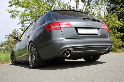 Audi A6 Typ 4F quattro Endschalldämpfer rechts/links Ø63,5mm - 1x90 Typ 17 rechts/links