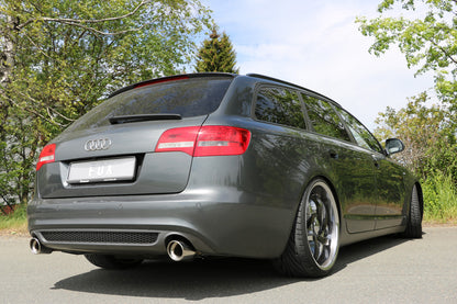 Audi A6 Typ 4F quattro Endschalldämpfer rechts/links Ø63,5mm - 1x90 Typ 17 rechts/links