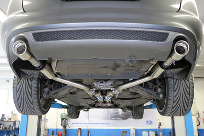 Audi A6 Typ 4F quattro Endschalldämpfer rechts/links Ø63,5mm - 1x90 Typ 17 rechts/links