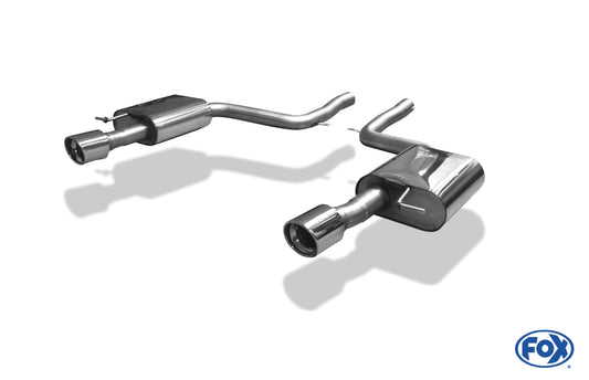 Audi A6 Typ 4F quattro 4,2l Endschalldämpfer rechts/links Ø63,5mm - 1x90 Typ 17 rechts/links