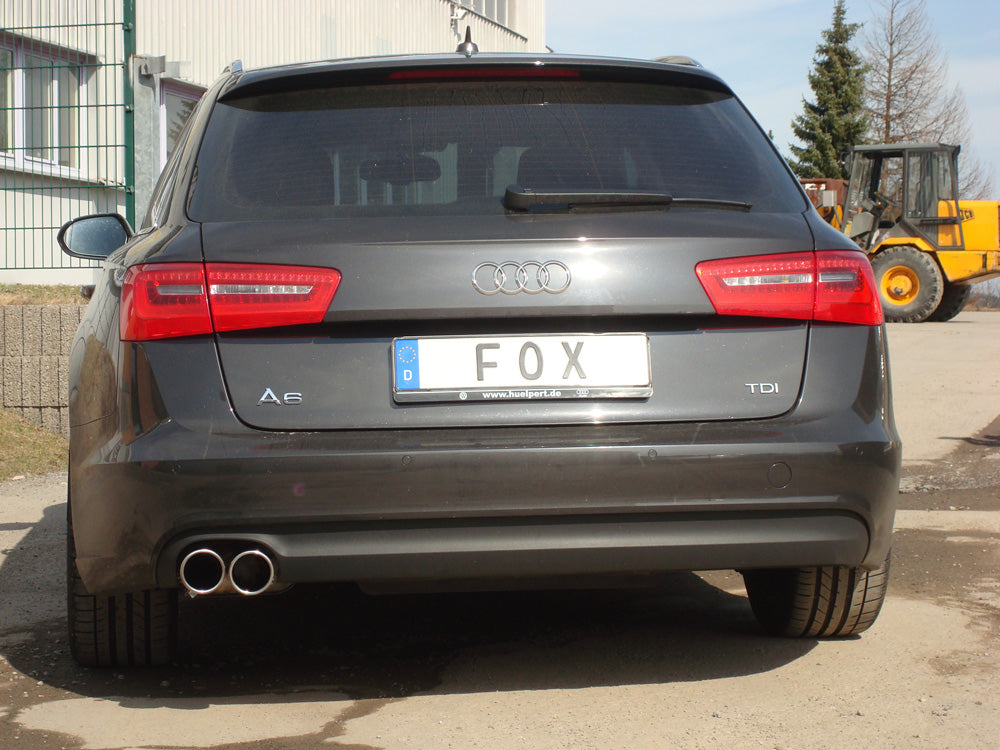 Audi A6 4G - 2,0l TDI Endschalldämpfer einseitig - 2x90 Typ 16