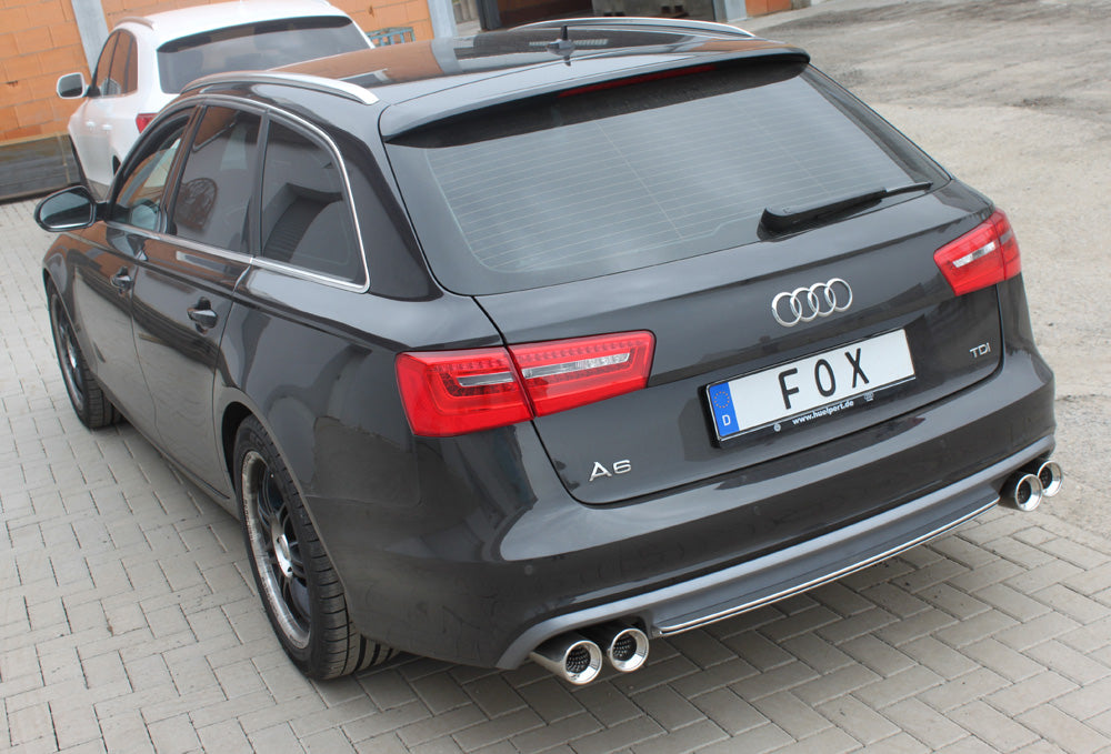 Audi A6 4G - 2,0l TDI Endschalldämpfer rechts/links zweiflutig - 2x90 Typ 13 rechts/links