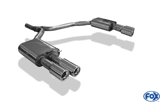 Audi A6 4G - 2,0l TDI Endschalldämpfer rechts/links zweiflutig - 2x90 Typ 13 rechts/links